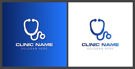 Premium Vector | Vector clinic logo template