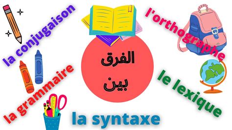 la différence entre la conjugaison la grammaire le lexique l