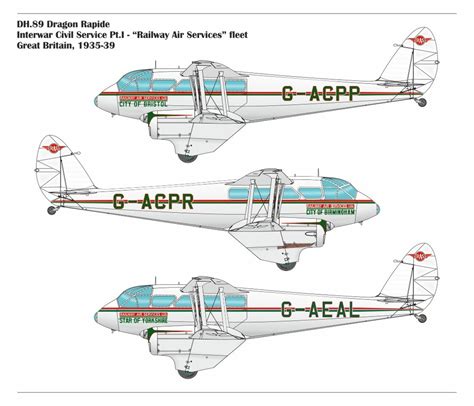 DH 89 Dragon Rapide New Year Release AeroScale