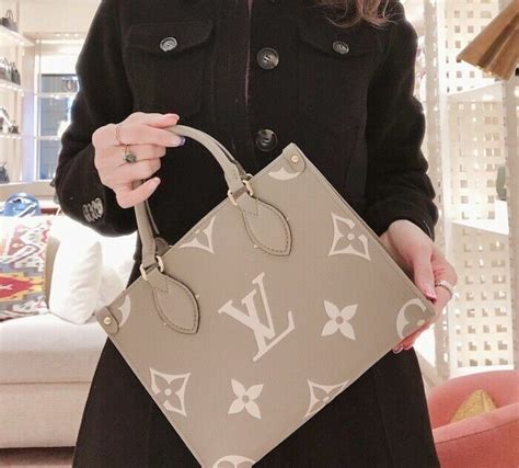 Louis Vuitton Onthego Pm Tote Shoulder Bag M45779 Monogram Empreinte New Receipt Ebay