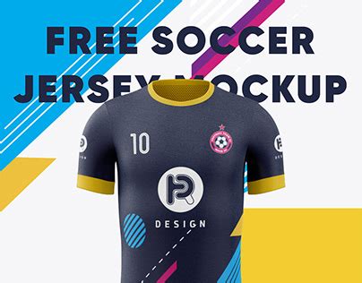 Free Soccer Jersey Mockup (Front View) | Behance