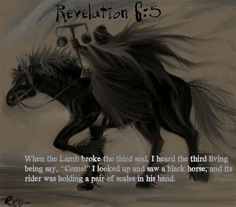 The Four Horsemen Of Revelation The Black Horse Revelation 68