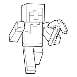 Раскраски Майнкрафт (Minecraft)