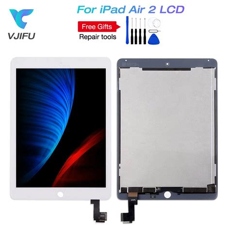 For Ipad 6 Lcd For Ipad Air 2 A1566 A1567 Lcd Display Assembly Touch Screen Digitizer Panel