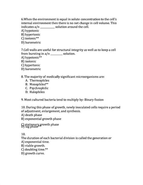 Solution Microbiology Practice Problems Studypool