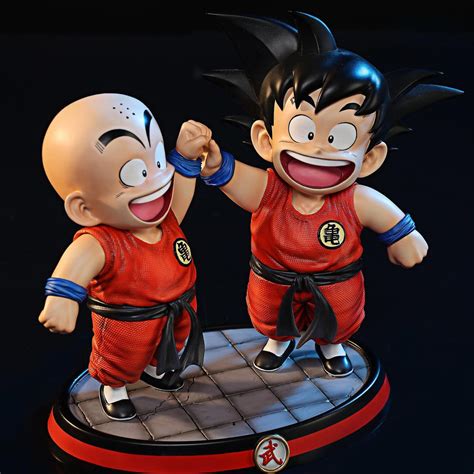 Dragon Ball Goku And Krillins Friendship Figure Linoos