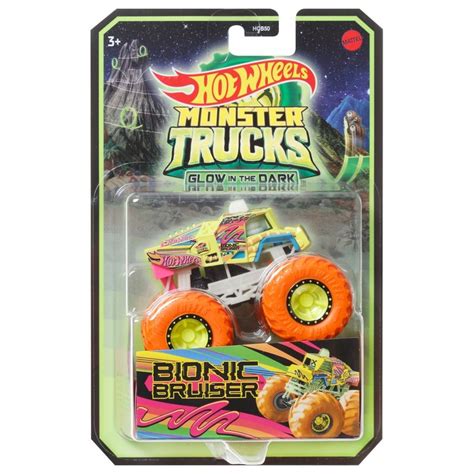 Hot Wheels Monster Trucks svítící ve tmě Bionic Bruiser Maxíkovy hračky