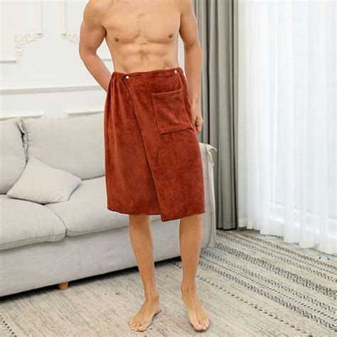 Online Shopping For Fashion Best Price Guarantee Yiwa Men Spa Bath Shower Wrap Towel Bath Skirt