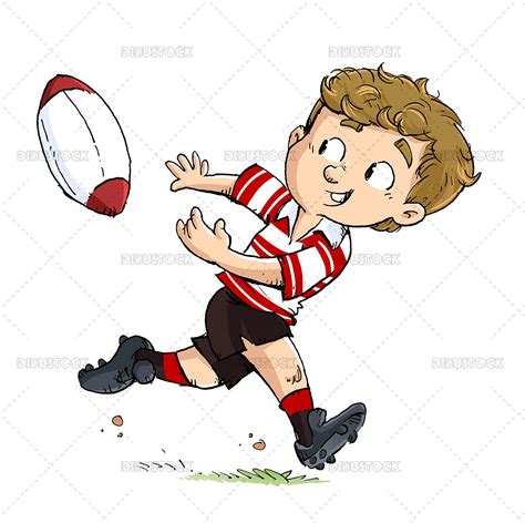 illustration   girl rugby player passing  ball