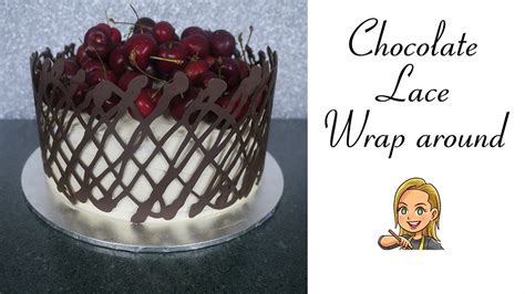 Chocolate Lace Wrap Around Cake How To Make A Chocolate Cake Wrap