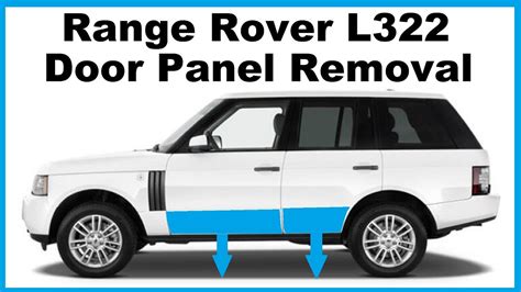 Range Rover L322 External Door Plastic Panel Removal YouTube