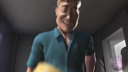 3DGSPOT Blonde Teen Deepthroats And Gags A Huge Cock In A Dildo Shop 3D ANIMATION