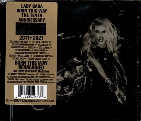 Cd Lady Gaga Born This Way The Tenth Anniversary