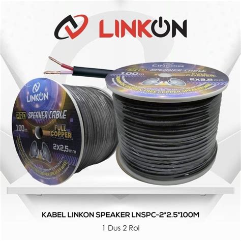 Kabel Speaker Isi 2 Ukuran 2x2 5 Linkon Original Tembaga Harga 1meter