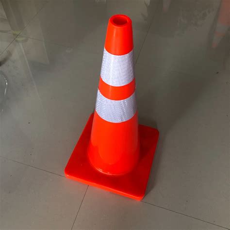 72cm 29 Inches PVC Traffic Road Safety Cone China PVC Cone And Road