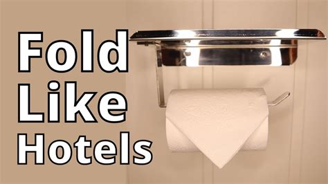 Fold Toilet Paper Like Hotels Shorts YouTube