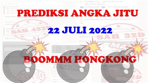 Bocoran Togel Hongkong Hari Ini Prediksi Togel 22 Juli 2022 Togel Hongkong Youtube