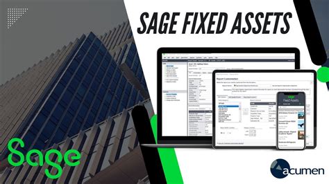 Sage Fixed Assets For Sage 300 Sage Intacct YouTube