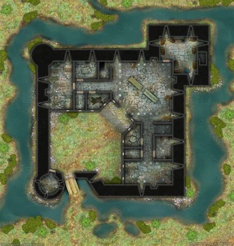 Artstation Temple Of Elemental Evil Realistic Vtt Maps Game Assets