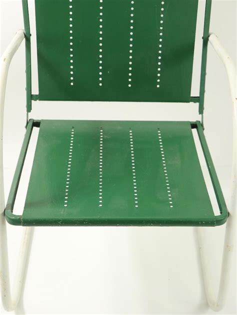 Set Of 4 Art Deco Patio Garden Lawn Chairs At 1stdibs Art Deco