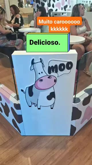 Milk shake da Milk moo é muito gostoso Shopping Kwai