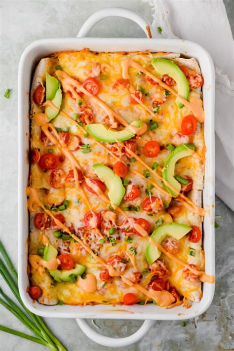 Healthy Ground Turkey Enchiladas