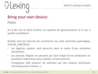 Epfl Aspects L Gaux Du Byod Ppt