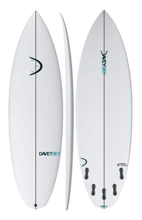 Turbo Ripper | Performance Hybrid Shortboard | DaveySKY Surfboards