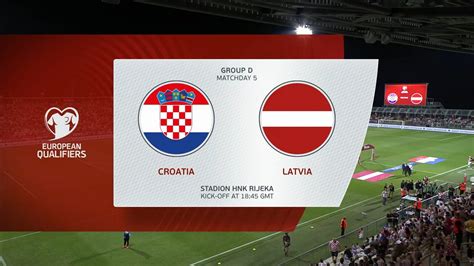 Croatia Vs Latvia Full Match Replay Uefa Euro 2023