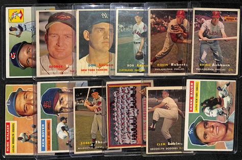 Lot Detail Lot Of S Topps Baseball Cards W Richie