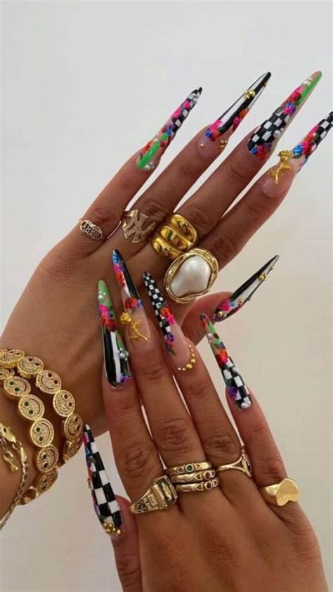 50 Gorgeous Long Nail Designs 2023