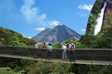 Combined Tour Hanging Bridges La Fortuna Waterfall Arenal Volcano