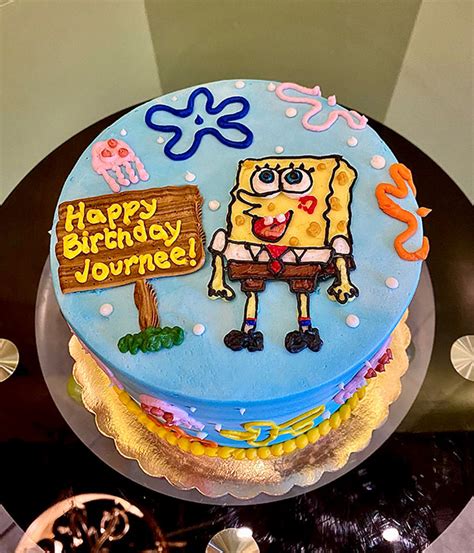 Spongebob Happy Birthday Cake