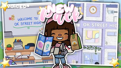 New Toca Boca Pack Ok Street High School 📝📚 Voiced🔊 Toca