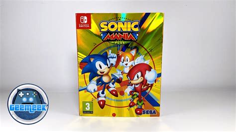 Sonic Mania Plus Nintendo Switch Unboxing Youtube