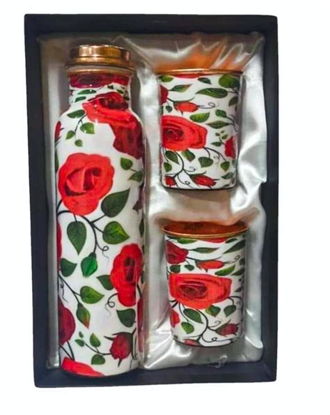 Meena Printed Copper Bottle Set Ml At Best Price In Moradabad