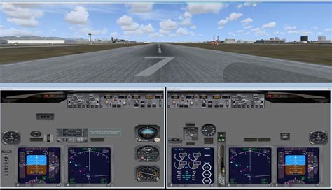 Multiple Monitor Instrument Panels For Boeing 737 800 For Fsx