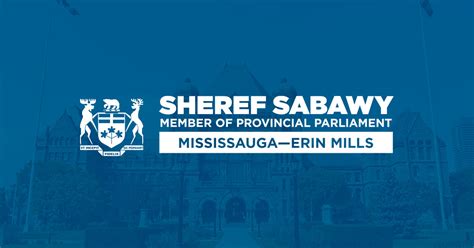 Sheref Sabawy MPP MississaugaErin Mills