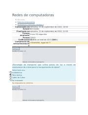 Redes De Computadoras Examen Semana Docx Redes De Computadoras