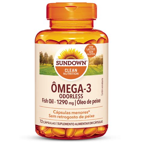 Ômega 3 Fish Oil 1 000mg Óleo de Peixe da Sundown