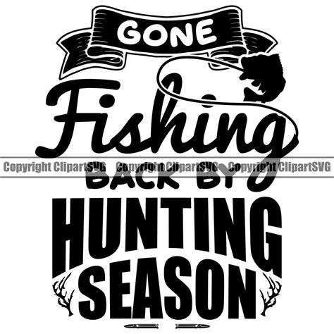 Hunting Fishing Vector Photo Free Trial Bigstock Clip Art Library