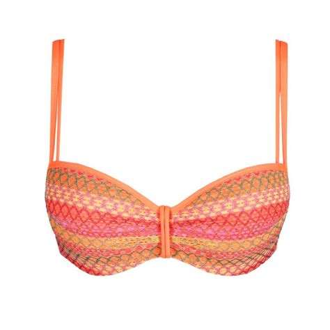 Bikini Top Med Fyld Marie Jo Almoshi Balconette Bikini Juicy Peach