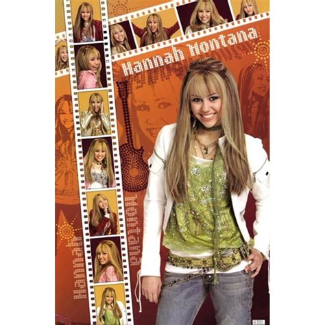 Hannah Montana - Film Strip Laminated Poster Print (22 x 34) - Walmart ...