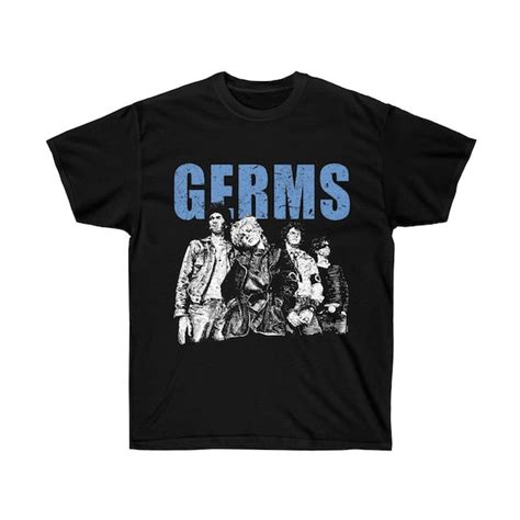 Germs T Shirt Germs Punk Rock Band Germs Unisex Tee Etsy