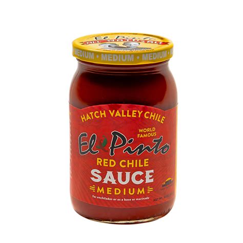 Sauce Medium Red Chile Sauce El Pinto Co Packing