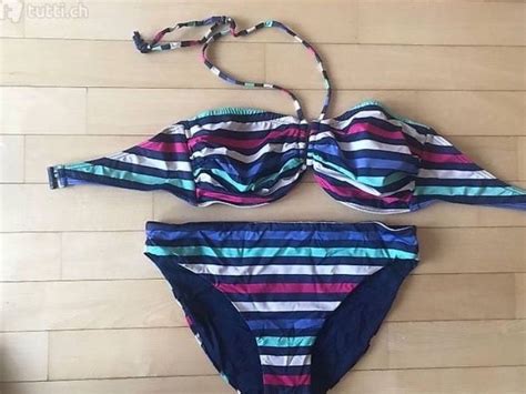 Bikini von Beldona Gr 42 gestreift Neu gemäss Beschreibung in Uster für CHF 29 mit