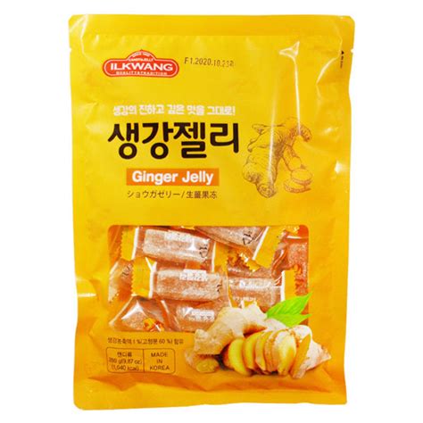 Ilkwang Ginger Jelly 280g987 Oz 일광 생강젤리 280g