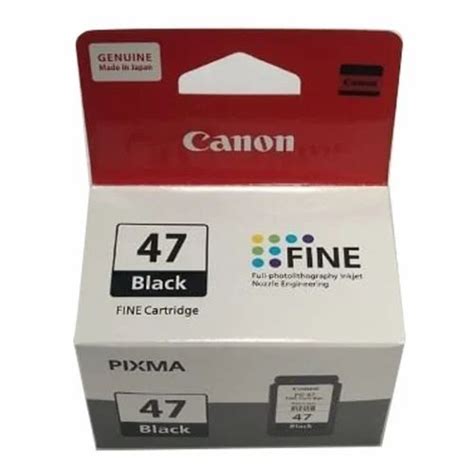 Canon Pixma 47 Black Cartridge, For Printing at Rs 720 in Gurugram | ID ...