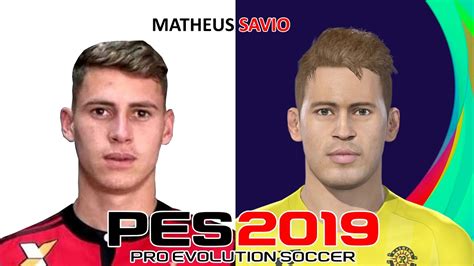 MATHEUS SAVIO PES 2019 2020 2021 FACE BUILD STATS YouTube