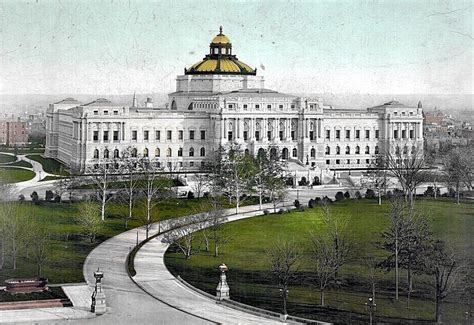 Library Of Congress 1897 The First Library Of Congress Building Is Opened To The Public